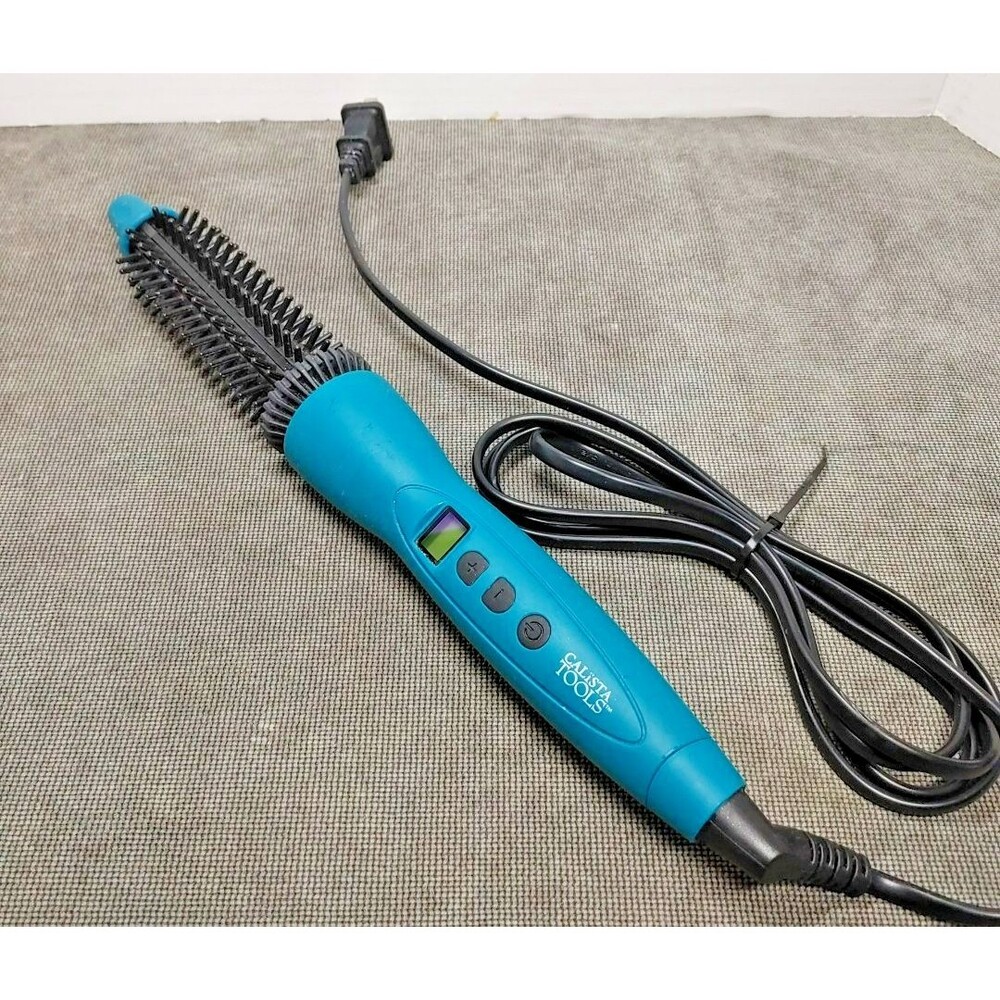 CALISTA TOOLS BRU1114 HEATED ROUND BRUSH HAIR CURLER *READ